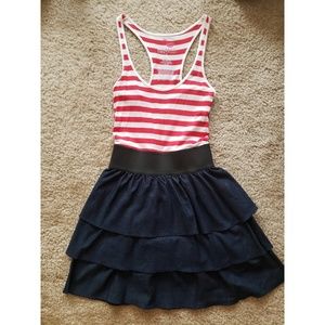 Miley Cyrus & Max Azria Ruffled tank dress